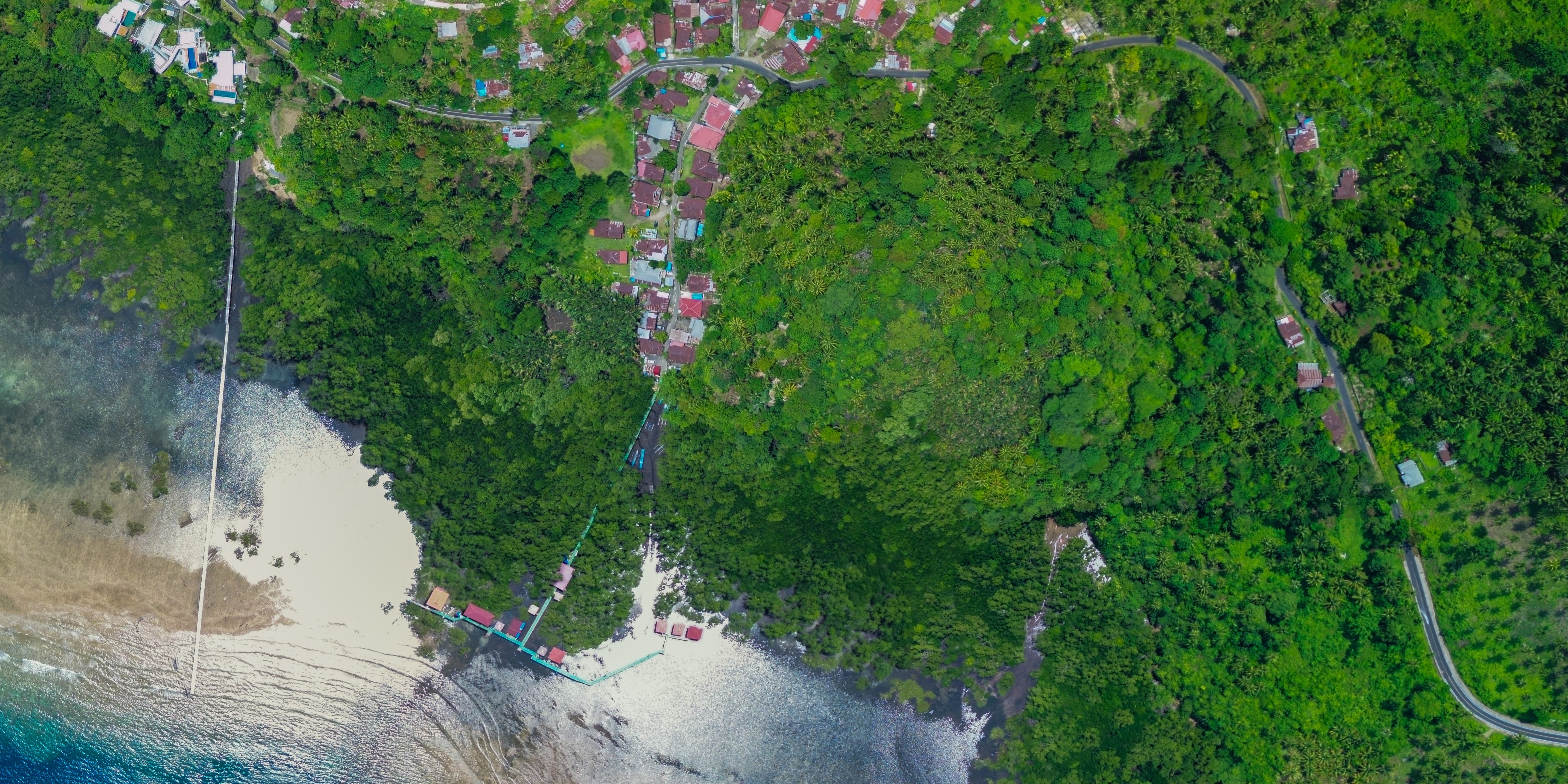 Foto Drone Desa Budo dari Atas
